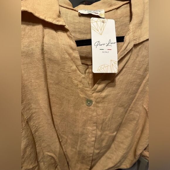 Italian Linen Top - Picture 5 of 13